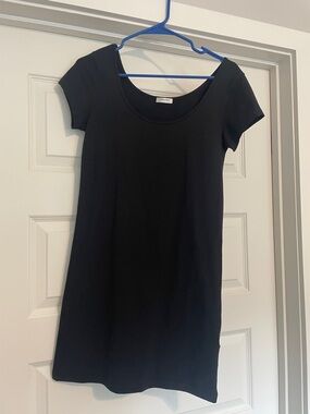 Sutherland Black Scoop Neck Dress
